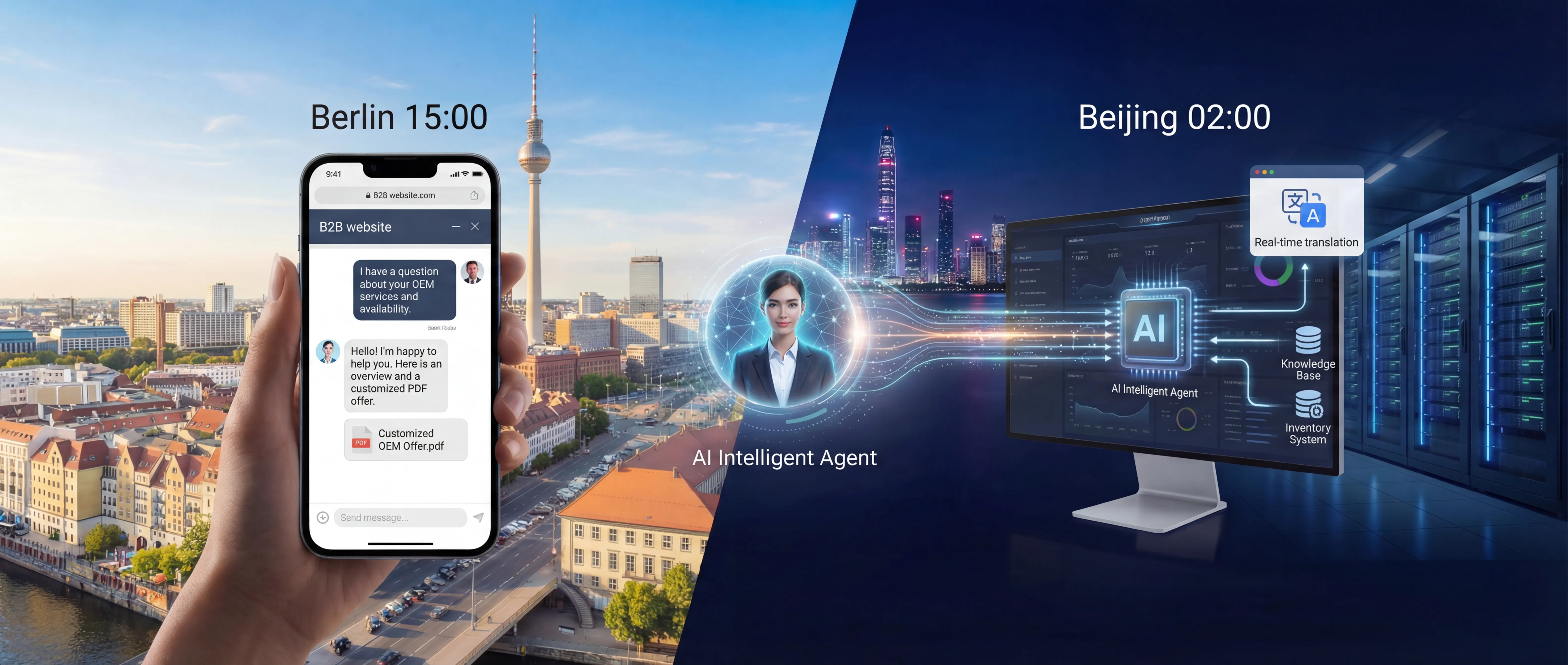 Multilingual inquiry handling